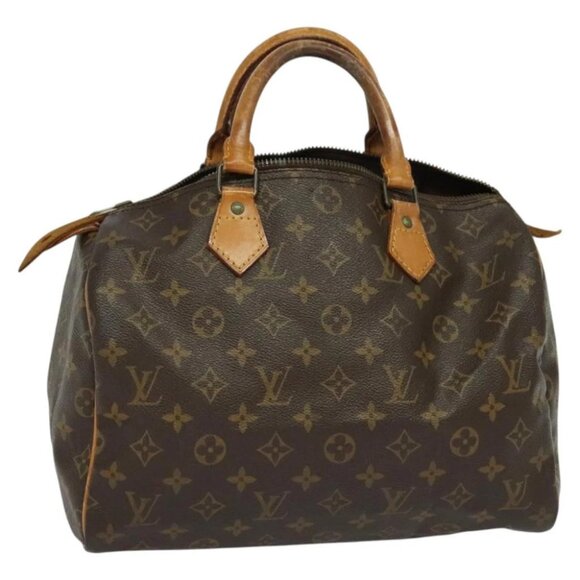 LOUIS VUITTON Monogram Speedy 30 Hand Bag - Picture 1 of 16